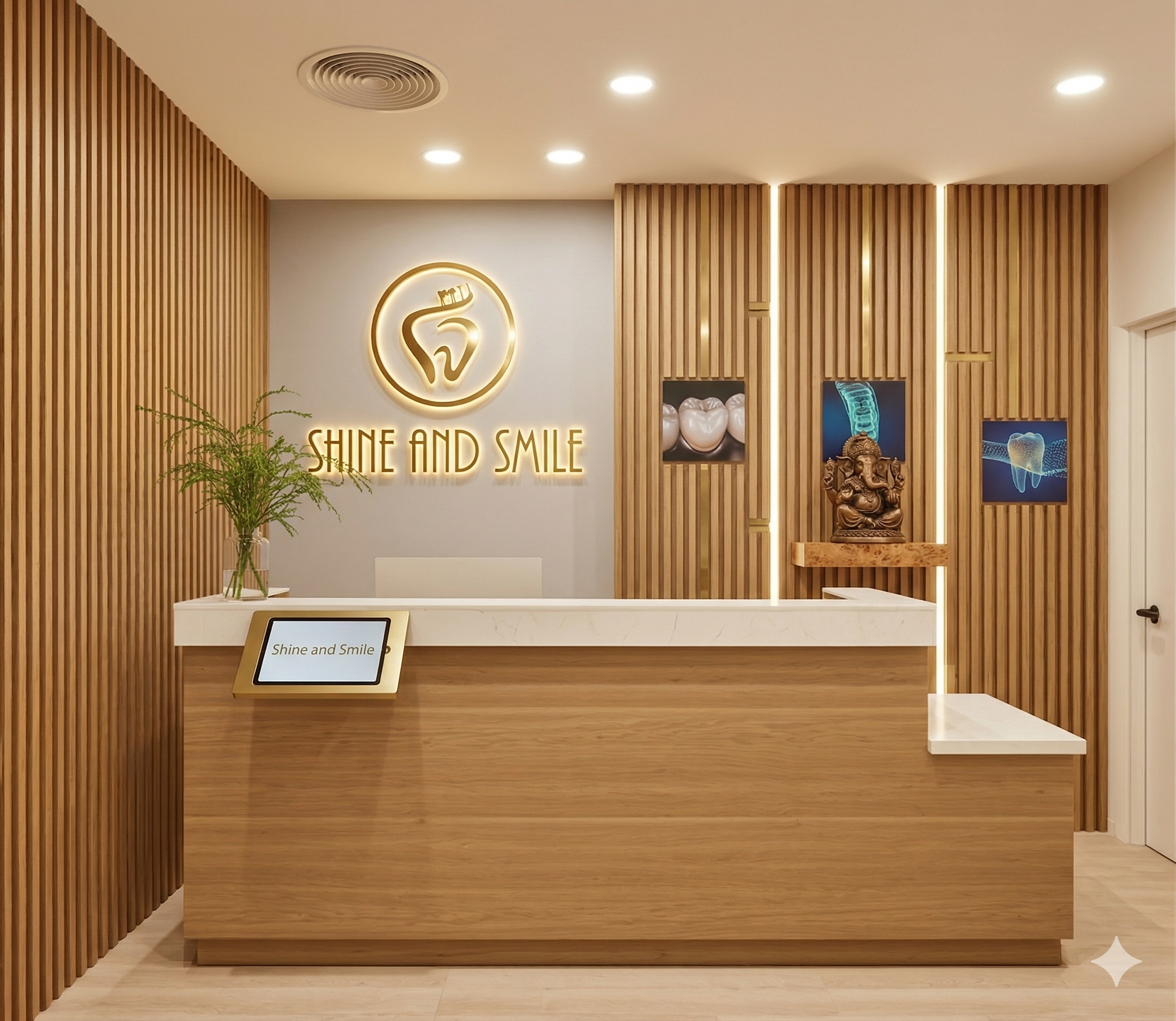 Shine and Smile reception area